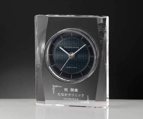 光学ガラス製電波時計

